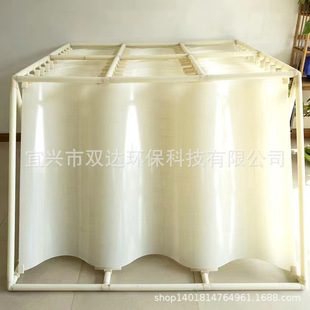 沉淀池波浪形斜板污水处理沉泥排泥框架 ABS侧向流波纹斜板填料