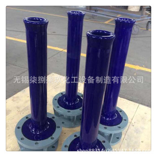 耐强酸 耐高温 双面搪瓷 搪瓷玻璃加料管厂家直供