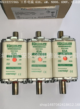 NH000AM69V2 P227851 熔断器 2A、NH000、aM、690V、电动机保护