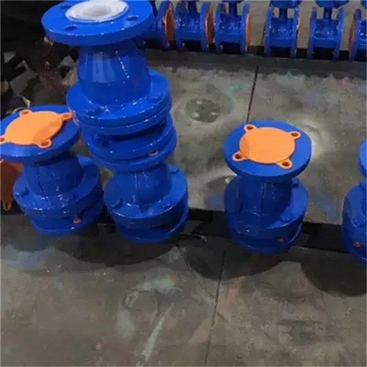 H42F46-16C DN150 立式衬氟止回阀/衬氟阀门-监利县阀门经销商
