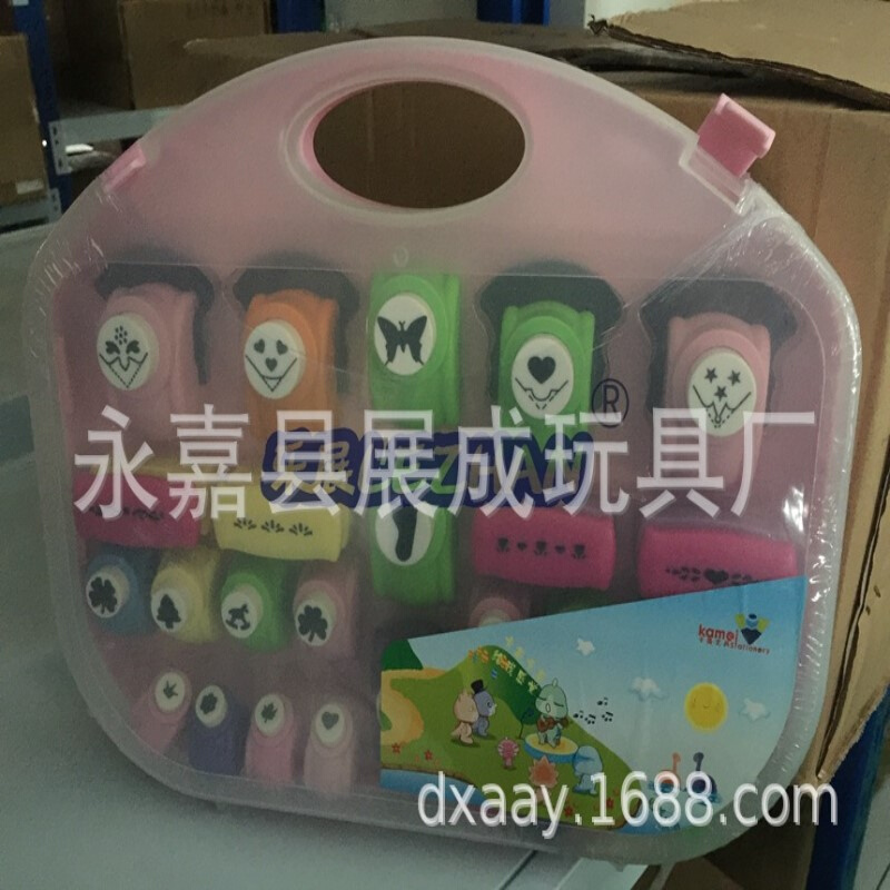 27种压花器套装儿童创意手工材料包打孔器印花器压花机压图器