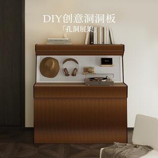 多层展示架陈列装饰置物架洞洞板商用门店折叠移动展架发光