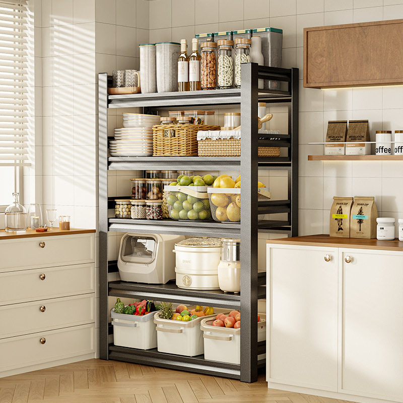 厂家批发厨房置物架落地多层微波炉烤箱收纳架多功能家用储物架,电子元器件市场,电线扎带/束线带,淘宝优惠券,粉丝福利购,淘宝优惠卷