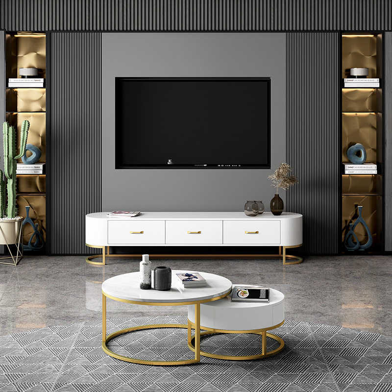 北欧现代简约轻奢电视柜 小户型家用客厅电视柜茶几组合套装,电子元器件市场,电线扎带/束线带,淘宝优惠券,粉丝福利购,淘宝优惠卷