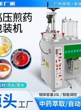 DX20L1+1GY高压中药煎药机医院药店煮药熬药包装一体机全自动