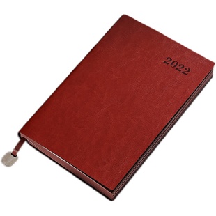 2022年日程本笔记本A5效率手册每周日男记事本便携日历计划本定制