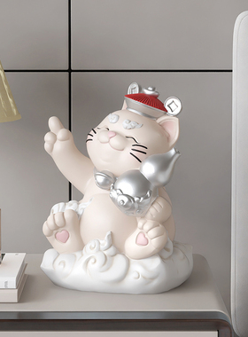 葫芦招财猫摆件家居饰品轻奢客厅电视柜酒柜玄关门店乔迁开业礼物