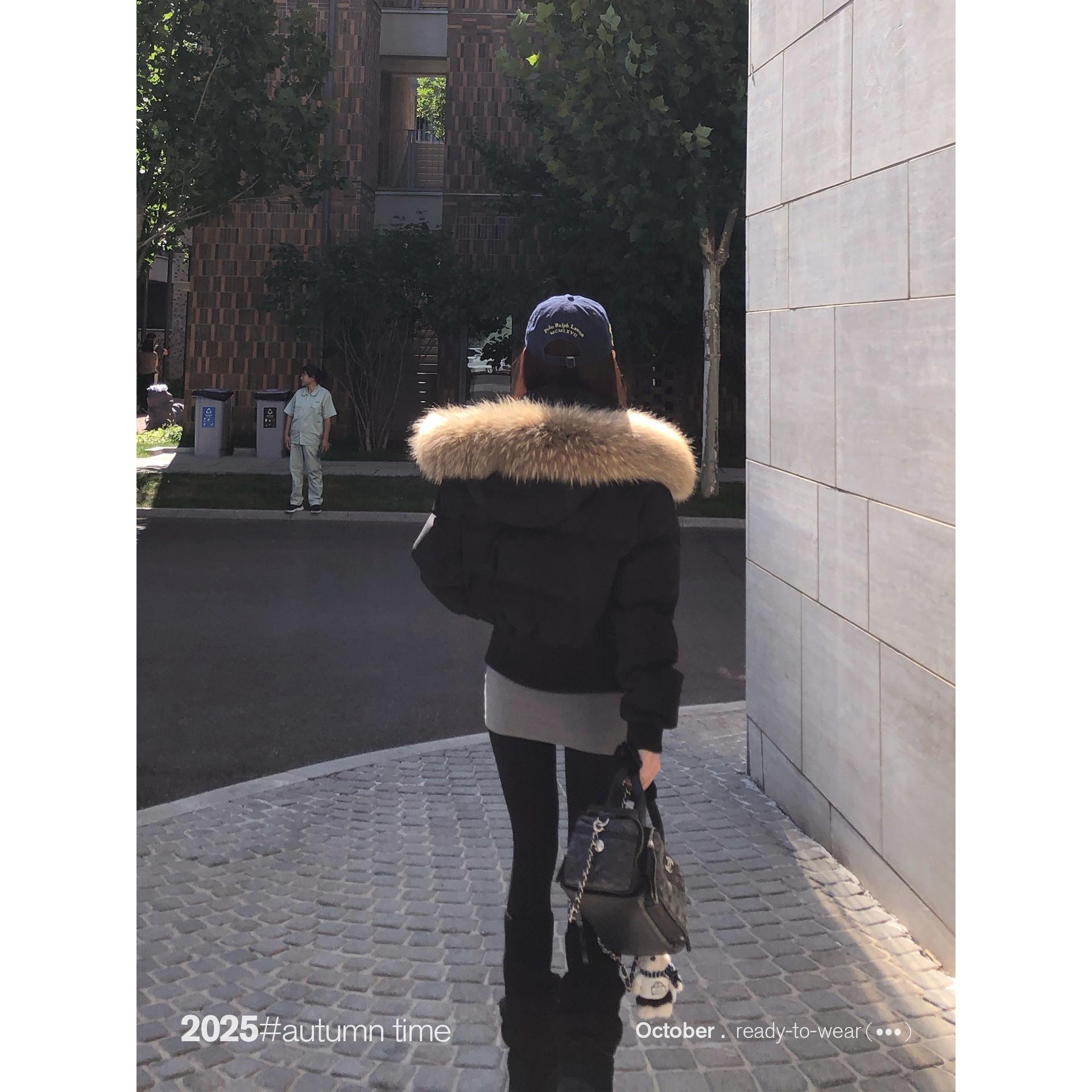 SUN 黑色90白鸭绒貉子毛羽绒服女冬季短款韩系加厚保暖外套