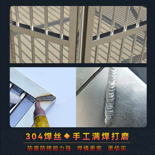 不锈钢宠物围栏狗笼栅栏大中小型犬室内室外通用隔离门可移动拼接