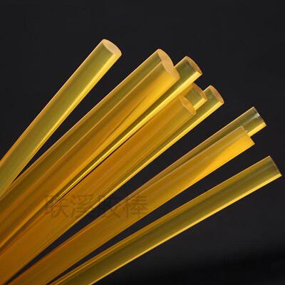 黄色超粘热熔胶棒胶枪抢高粘力稳定11mm7mm环保热溶胶条耐高温型