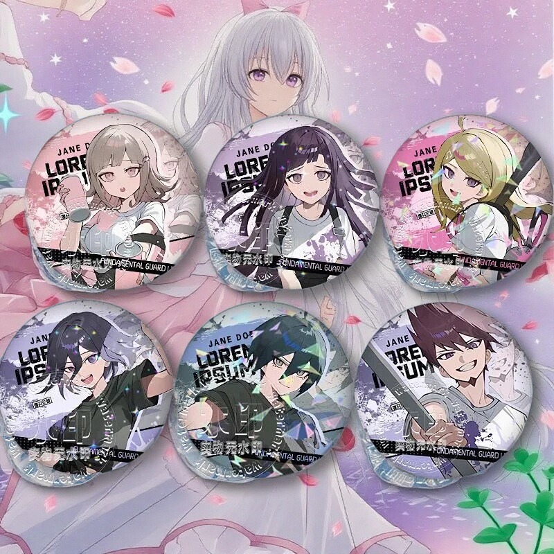 弹丸论破油漆新绘系列周边七海千秋罪木蜜柑小吉终一赤松枫吧唧