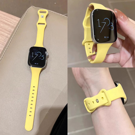 适用于华为FIT4手表表带小蛮腰硅胶腕带fit4Pro/fit3智能运动休闲蝴蝶扣手表带男女通用时尚透气配件替换带夏