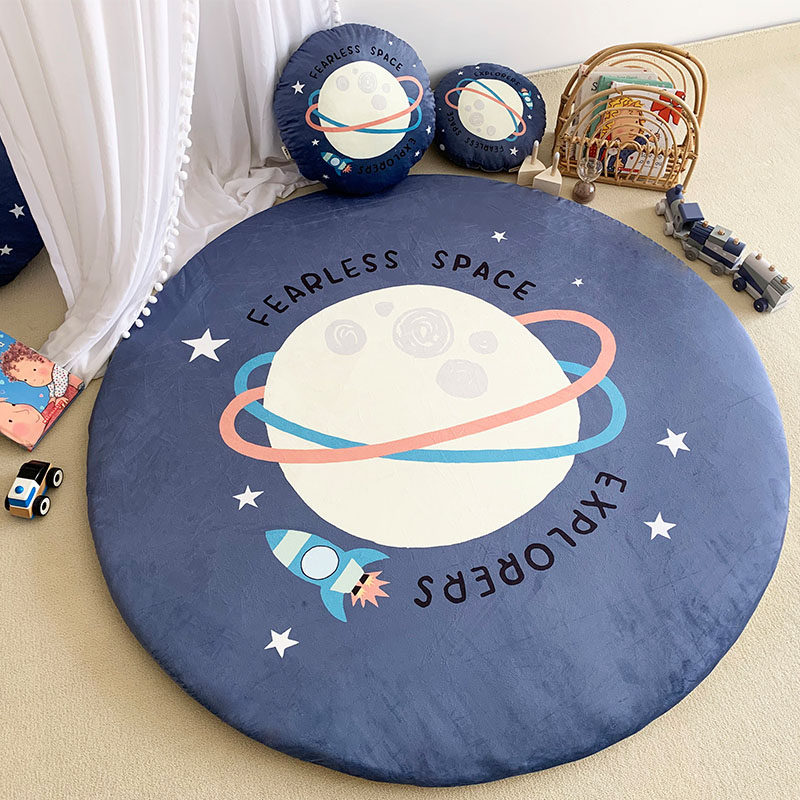 圆形帐篷地垫宝宝爬行垫婴儿加厚家用无毒无味客厅游戏地垫爬爬垫