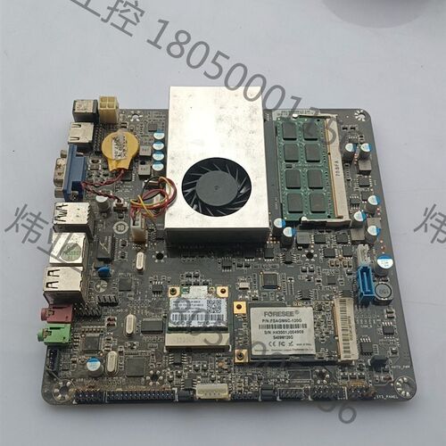 T1900G-M2四核主板套板工控主板,O一手拆机。搭配4G内