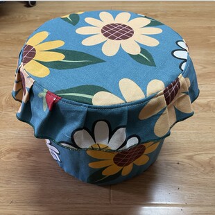 圆凳子套圆草墩凳子罩布艺套子鞋凳坐垫可以N定做方凳罩防尘凳子