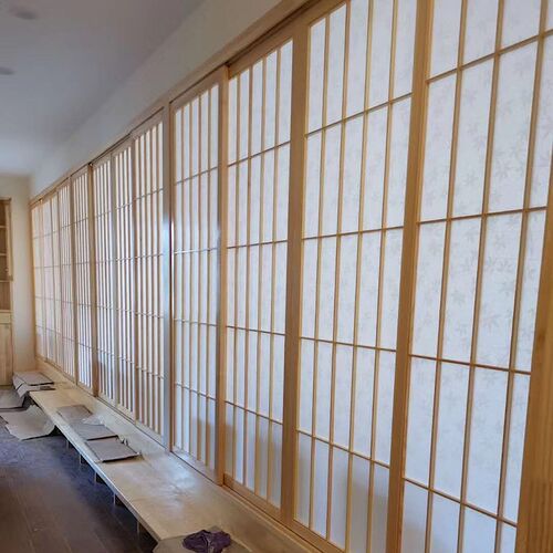日式推拉门移门格子门折叠门客厅和室拉门厨房木门隔断实木榻榻米