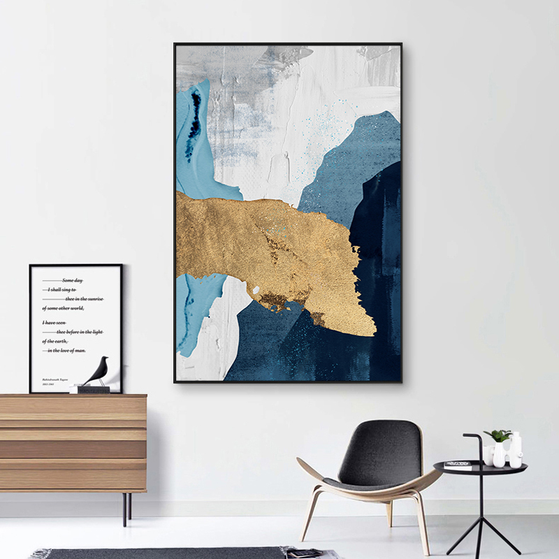 速发抽象几何艺奢玄关装饰画创约餐厅饭厅挂画简意轻术走廊墙壁画