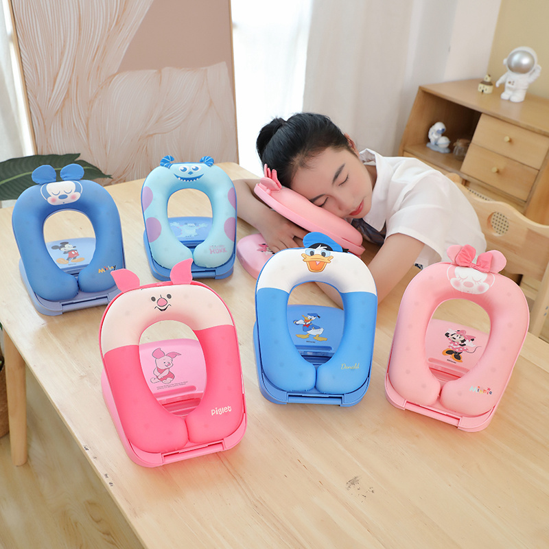 速发儿童午睡枕叠睡小枕学生专用教室桌子午休神器趴趴抱枕可折趴