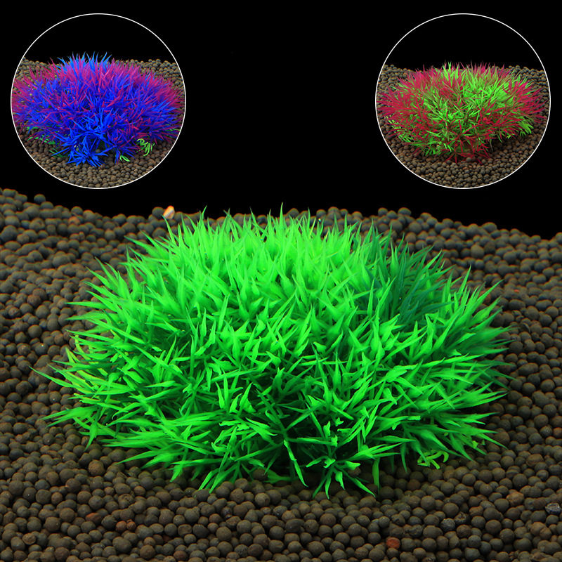 速发水族箱鱼缸水草植物装饰品假水草摆草布景造景套餐水件乌龟缸