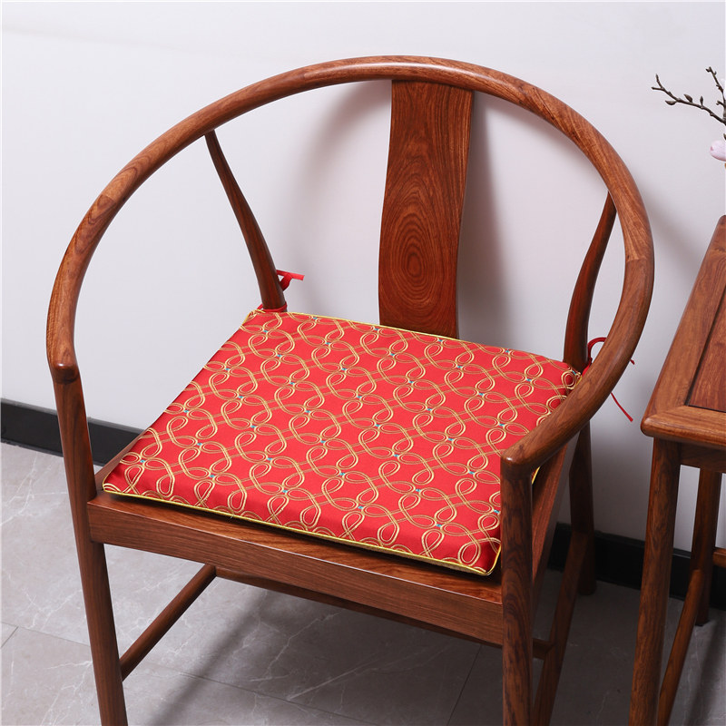 速发红木中式沙发垫子红木实木坐垫圈椅坐垫椅垫定椅垫古典太师靠