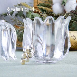 速发浪漫香金郁玻璃烛台香道杯婚庆氛具花朵家居装饰摆件
