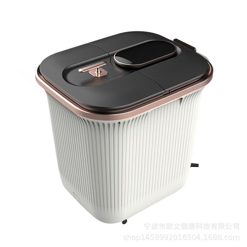 速发足桶盆全自动动摩恒温加热洗脚盆深浴电按泡脚桶冲浪喷淋