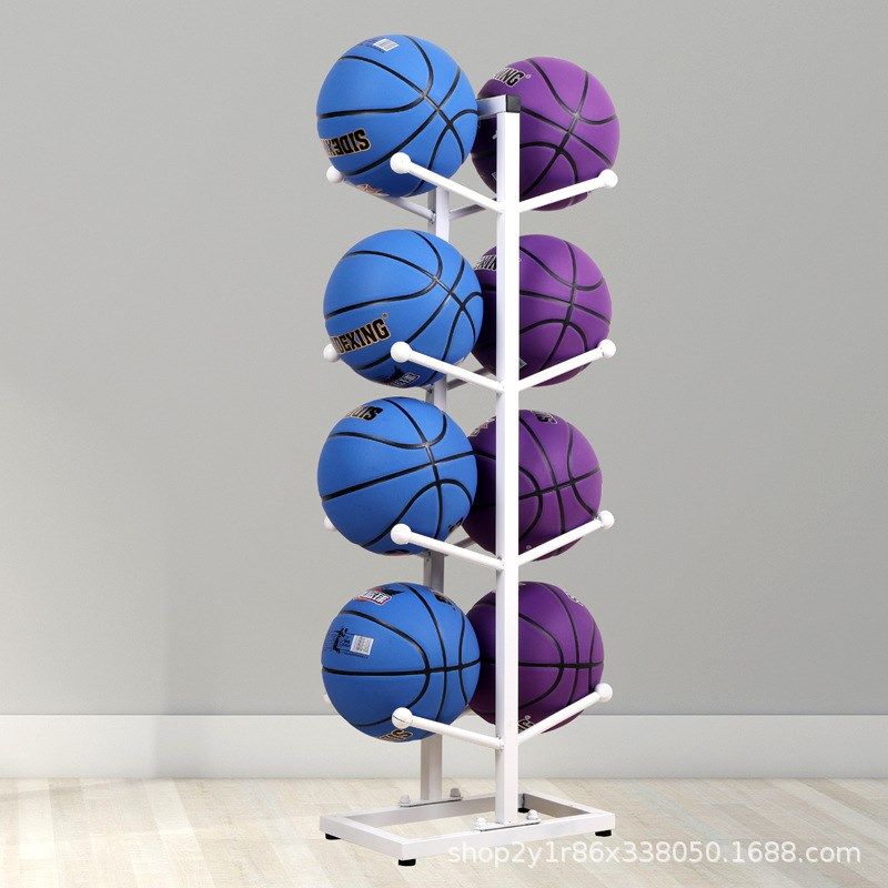 速发篮球展示放收纳架置架足球摆陈架子家用存放放列球类置物架归