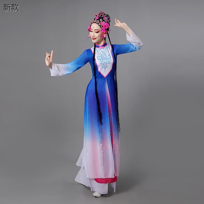 速发粉墨花旦演出服俏花旦戏服梨花颂赤伶戏蹈服成人京剧舞曲表演