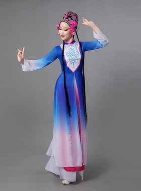 速发粉墨花旦演出服俏花旦戏服梨花颂赤伶戏蹈服成人京剧舞曲表演