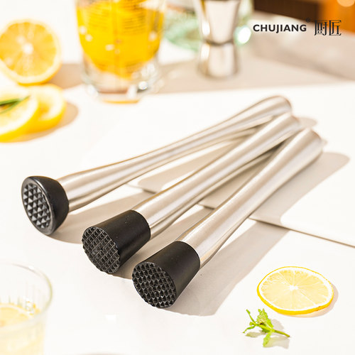 速发锤锈钢捣碎棒碎冰不汁打手打柠檬茶工具棒水果压暴棒雪克杯捣