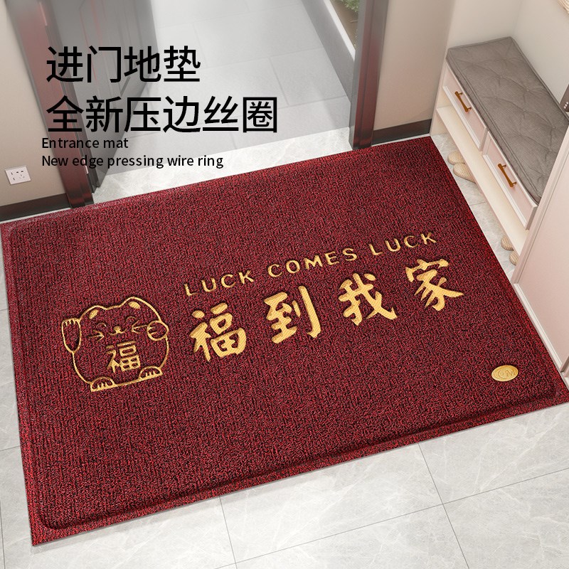 地垫入户门垫进门门口丝圈脚垫门外2024新款玄关防U滑垫子家用地