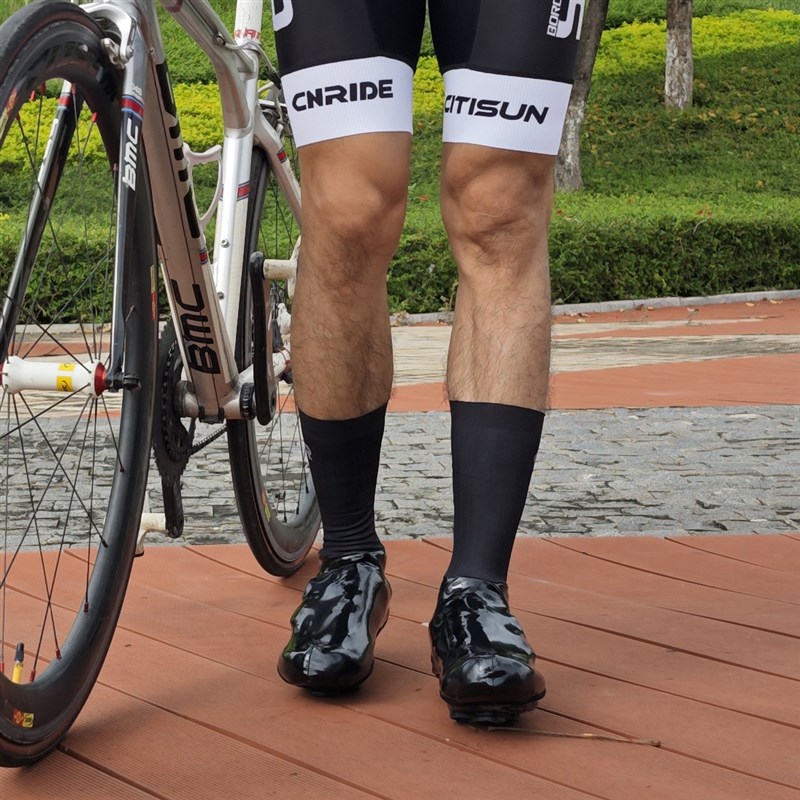 专业公路车气动款锁鞋套 iTT低风D阻防风防水泥沙自行车保暖PU鞋