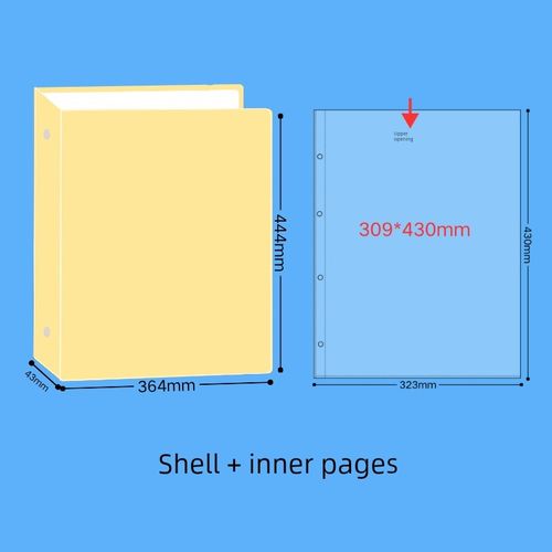 A3活页b存储相册文件存储相册垃圾场地相册A3海报存储相册相册套