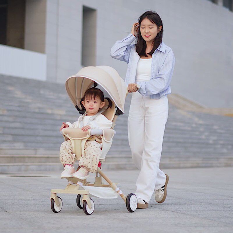 溜娃神器婴儿四轮推车o小孩手推车儿童轻便可坐可折叠宝宝遛娃神
