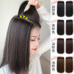 假发片女头顶蓬松增发量垫发片高颅顶神器隐形P两侧补发垫发根贴