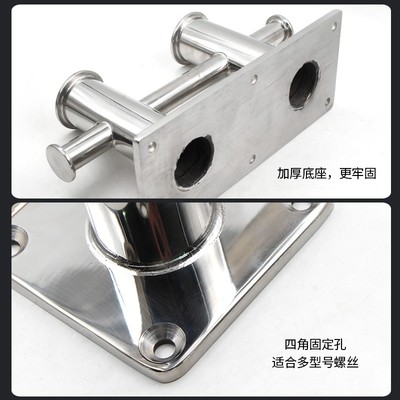 船用不锈钢十字揽桩优质不锈w钢十字揽桩游艇缆绳桩双十字重型揽