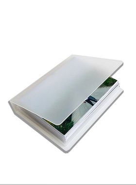 透明简约B 5寸6寸4R竖款7 8寸9相册相簿影集生写册V识字卡片收藏