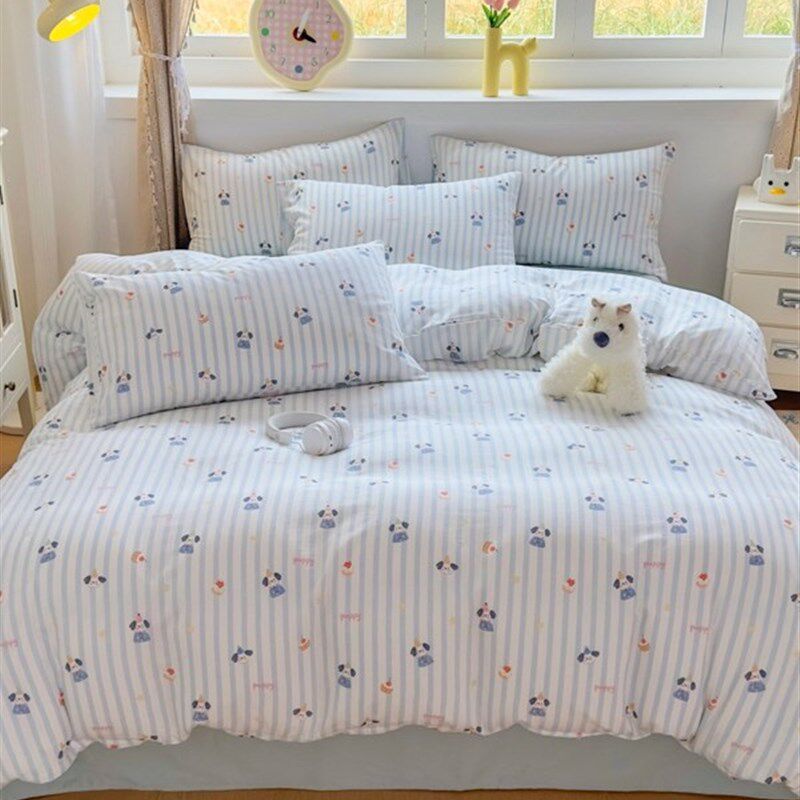 可定制A类母婴级全棉双层纱被x套单件100纯棉家用宿舍单人双人被