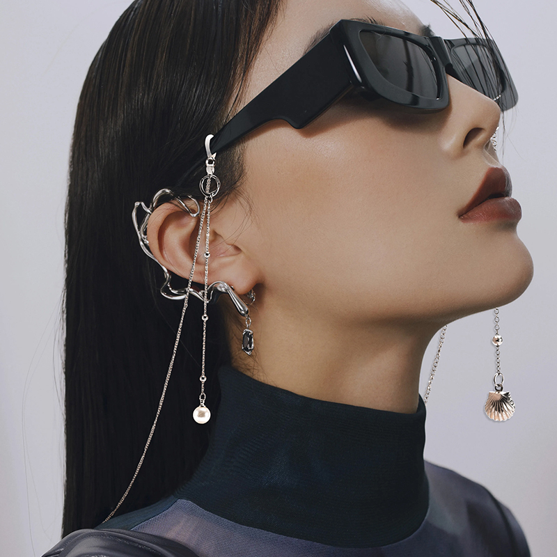 眼镜链女挂颈时尚太阳眼睛太阳眼镜防丢掉防J脱落挂绳多功能口罩