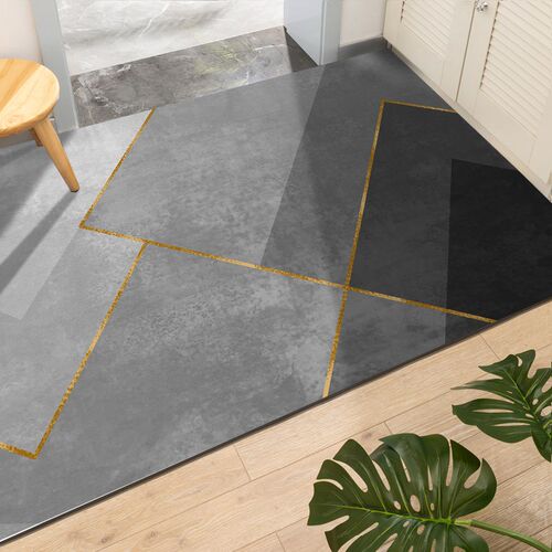 地毯门垫进门厅家用pvc可擦洗皮革F脚垫免洗门口入户门地垫可裁剪