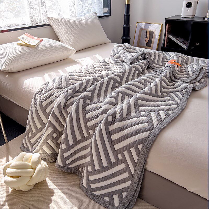 A类十层纱布毛巾被纯棉毛巾毯单双人全棉沙发加厚被Y子盖毯午休毯