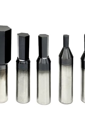 TICN黑钛含钴高速钢内六角冲头不锈钢专用CRT08旋转冲销工具