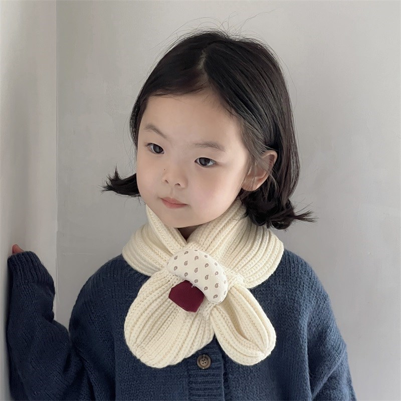 1-2到3岁宝宝围巾秋冬季男女童C外出保暖脖套可爱婴幼儿童围脖韩