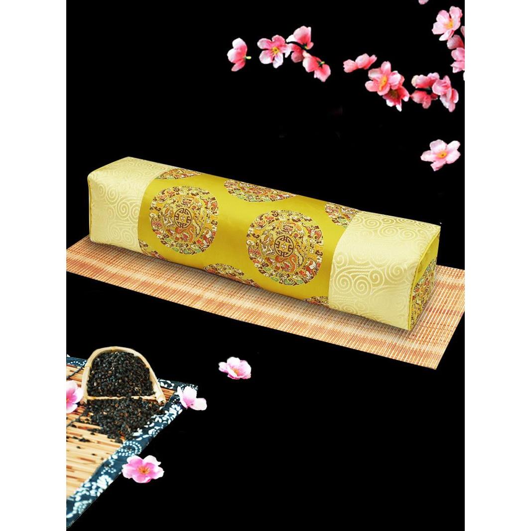 梦逸美颈椎修复专用枕复古中国风中式荞麦枕芯古代老式长方形枕头