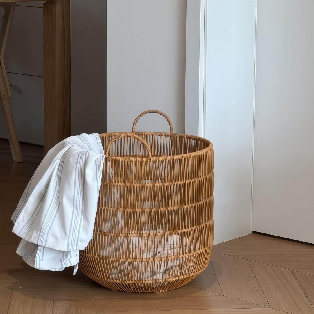 脏衣篮家用洗衣篮子脏衣服收纳篮彷藤编高颜值柜下衣物筐储物篮,收纳整理,脏衣篮,淘宝优惠券,粉丝福利购,淘宝优惠卷