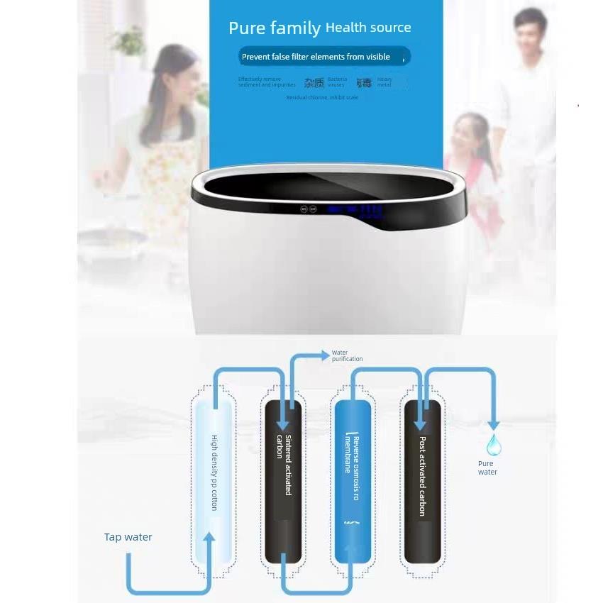 美国天京净水器z- hro2滤芯家用厨房端直饮水机Pp棉活性炭反渗透