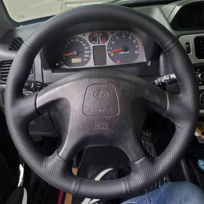 长丰猎豹6481/V33/黑色金刚/飞腾清冰凌志精毅方向盘套真皮手缝车