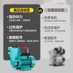 双帆家用自吸泵220V小型自来水管道加压泵循环抽水泵机高压增压泵