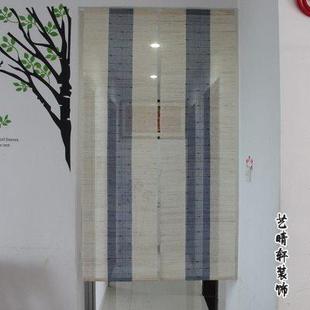 帘房间门帘 翠花夏布帘麻布帘隔断帘走廊帘卫生间门帘复古帘子日式