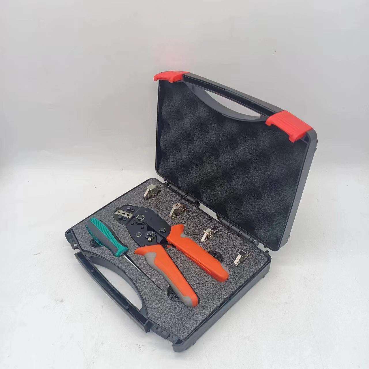 压线钳工具套装包含多功能压线钳工具包螺丝刀5个钳扣可任选
